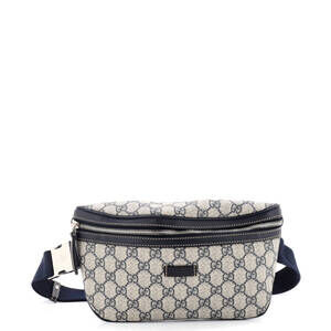 Gucci Small Belt Bag GG Coated Canvas with Leather